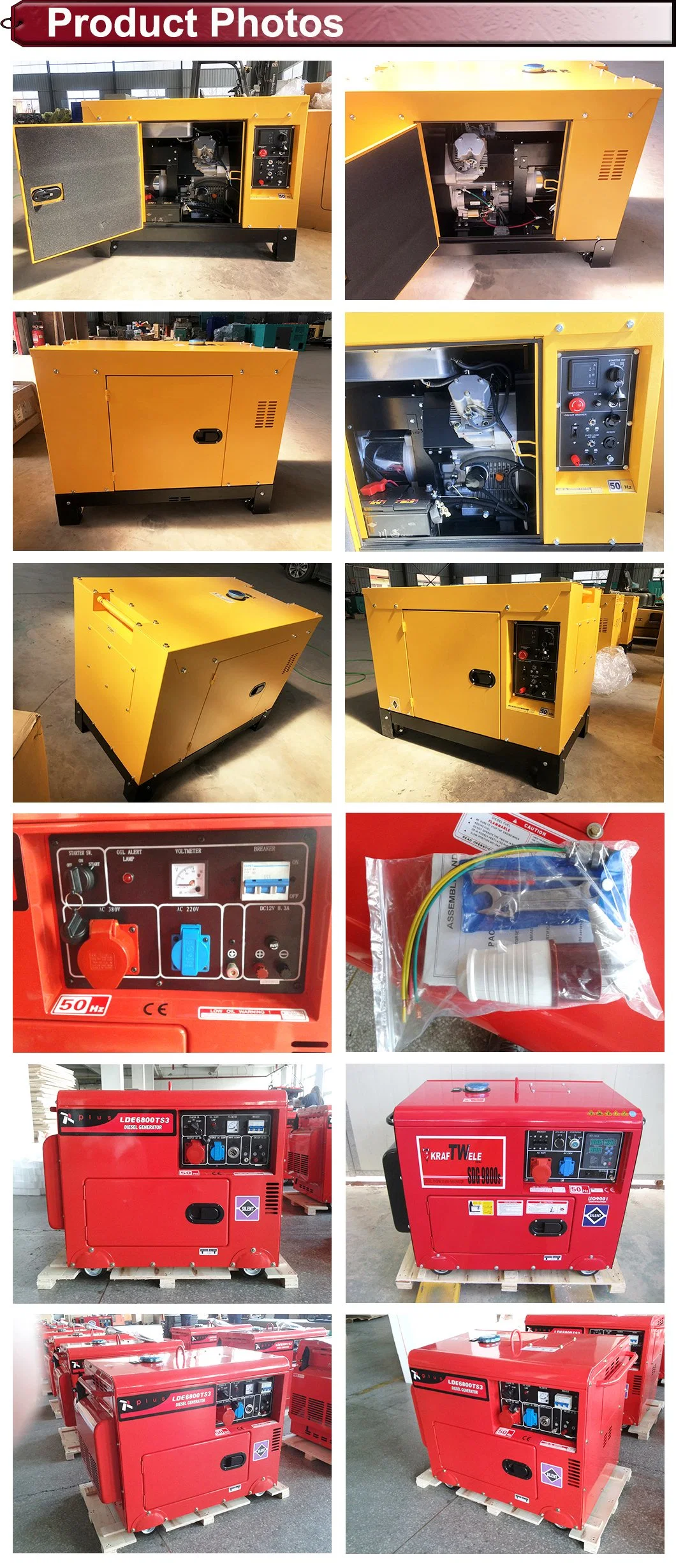 5kw Brushless AC Generator Gasoline Permanent Magnetic Alternator Generator Inverter-Generator 5kw Diesel