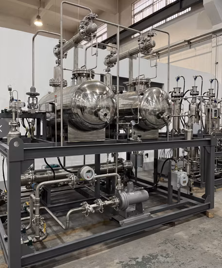 コンテナ型天然ガス蒸気水素製造プラント H2プラント 水素発生装置